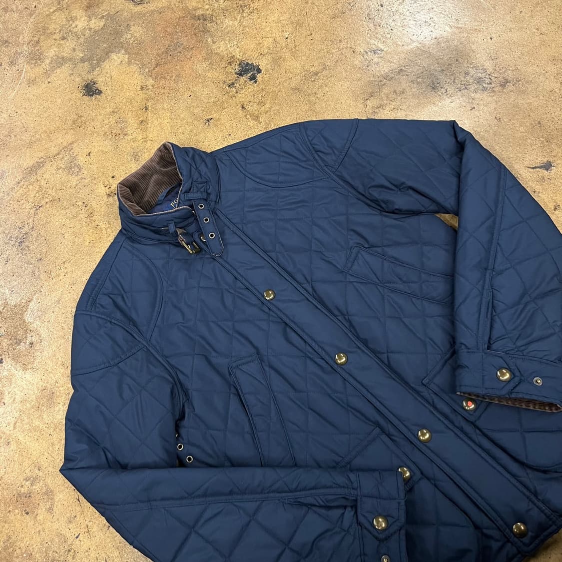 [정품/S] 폴로 랄프로렌 네이비 퀼팅 자켓 b16 상품이미지1
