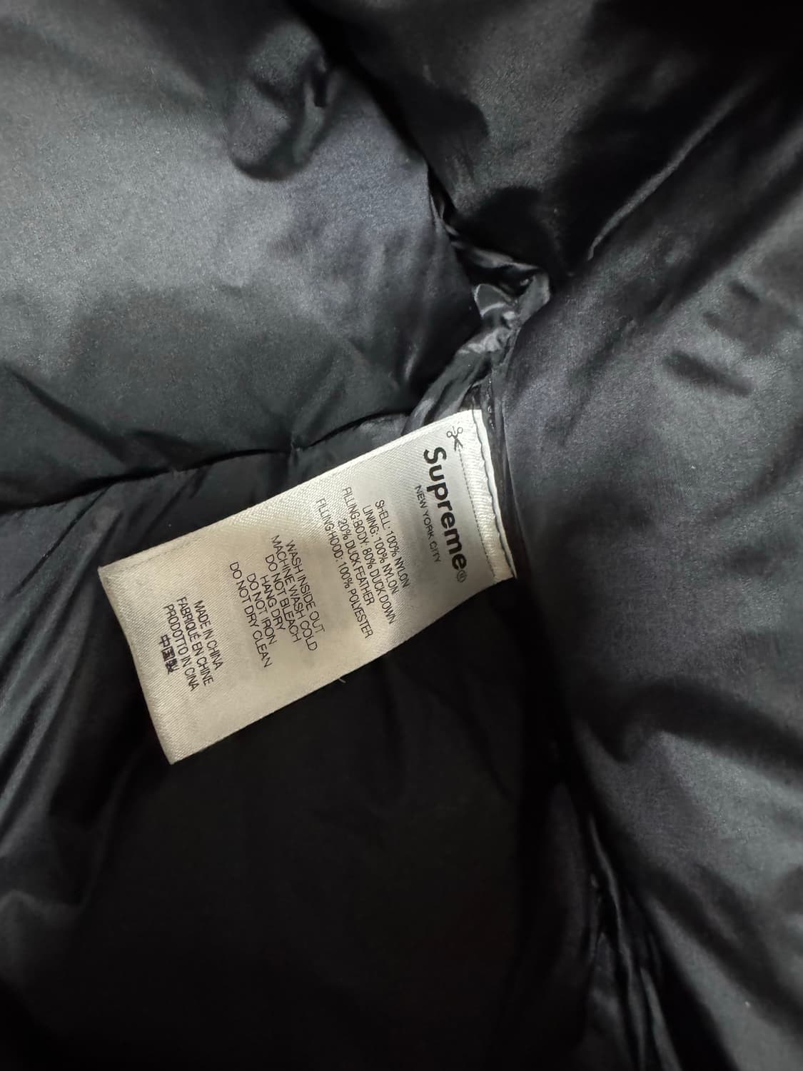 슈프림 마틴로즈 패딩 블랙 L 상품이미지4