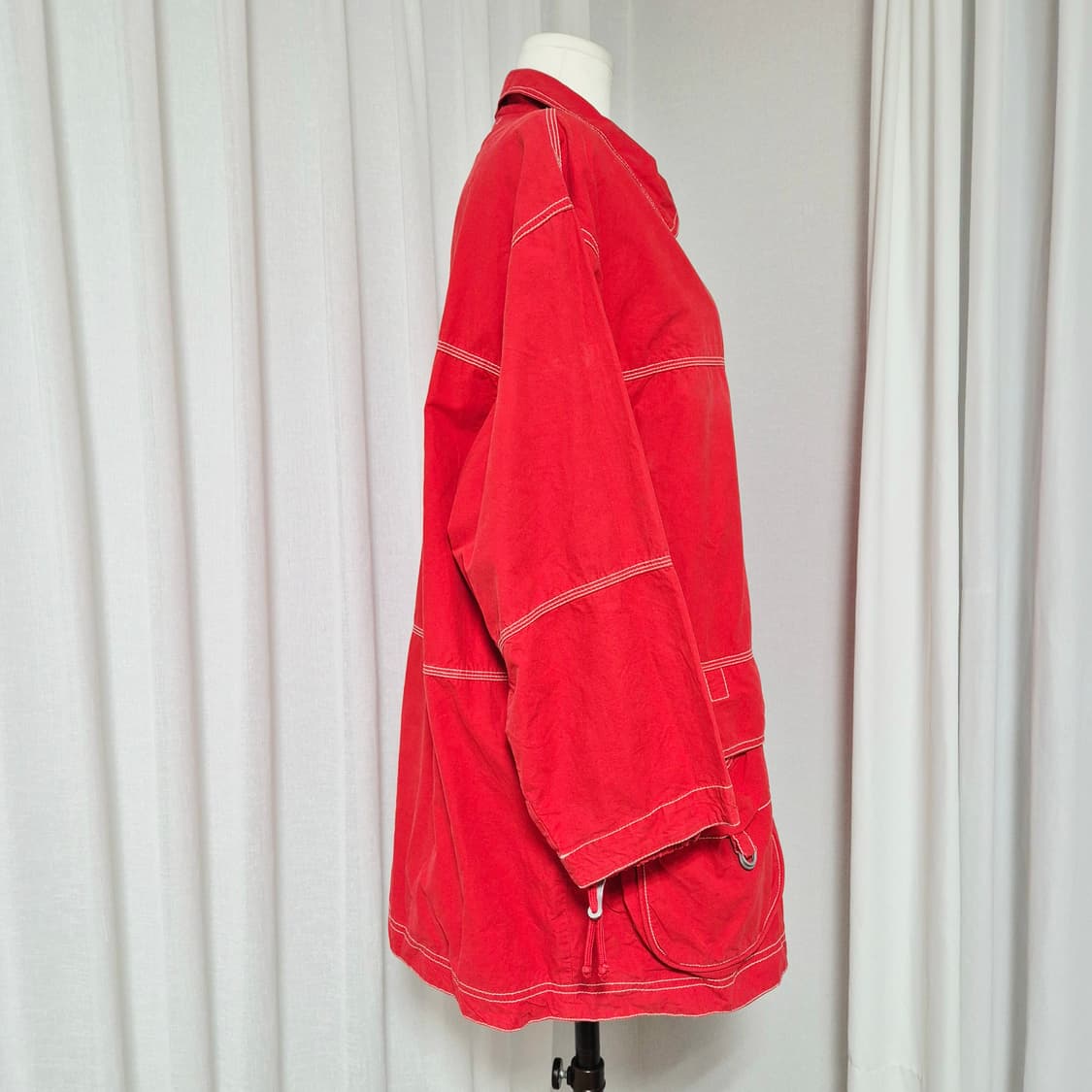 오일릴리 Oilily 오버핏 코튼 자켓 점퍼 (프리사이즈) 상태굿 상품이미지2