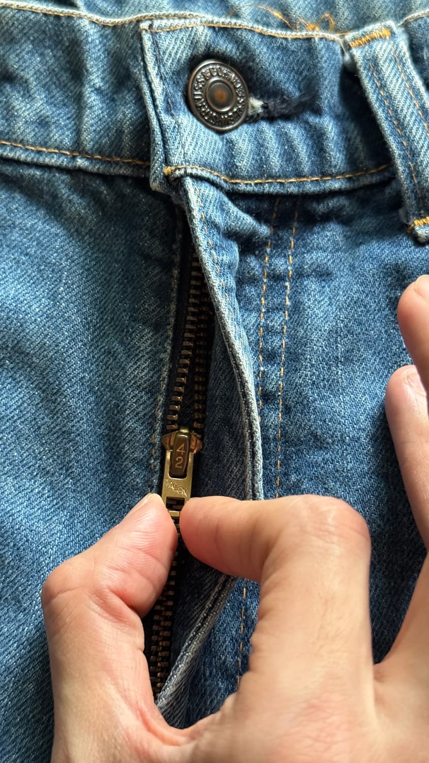 70s usa 리바이스 66전후기 646 벨바텀 플레어 데님 팬츠 상품이미지5