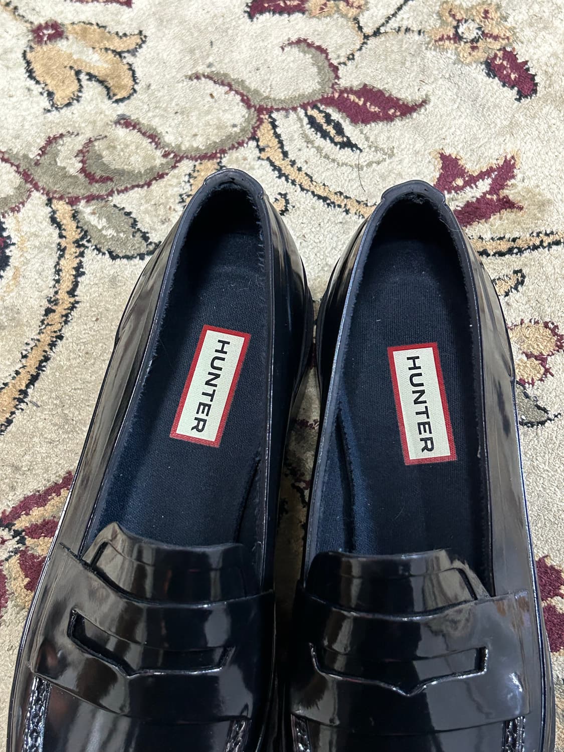 헌터 오리지널 페니 로퍼 블랙 235 상품이미지2