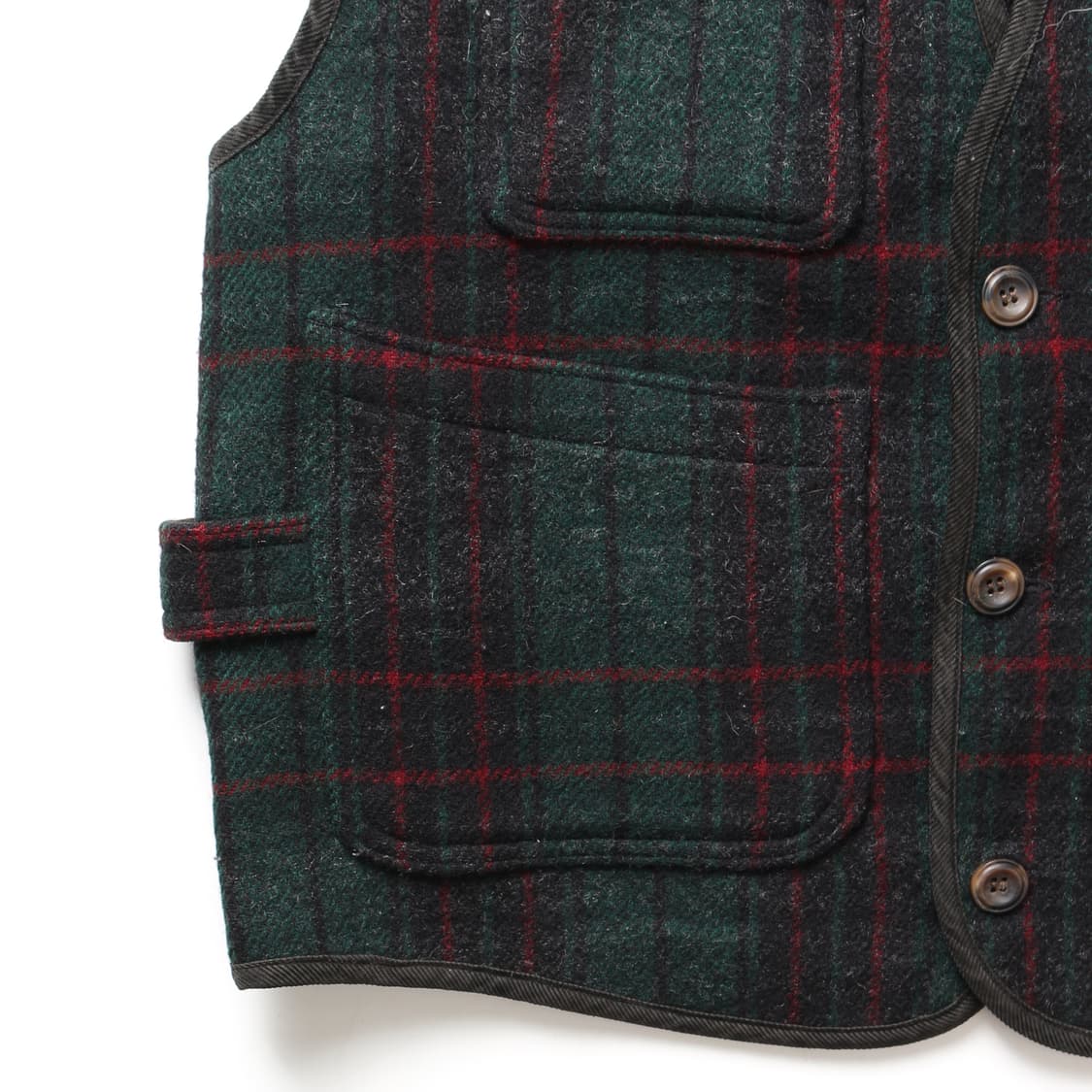 울리치 타탄체크 울 베스트   상품이미지3