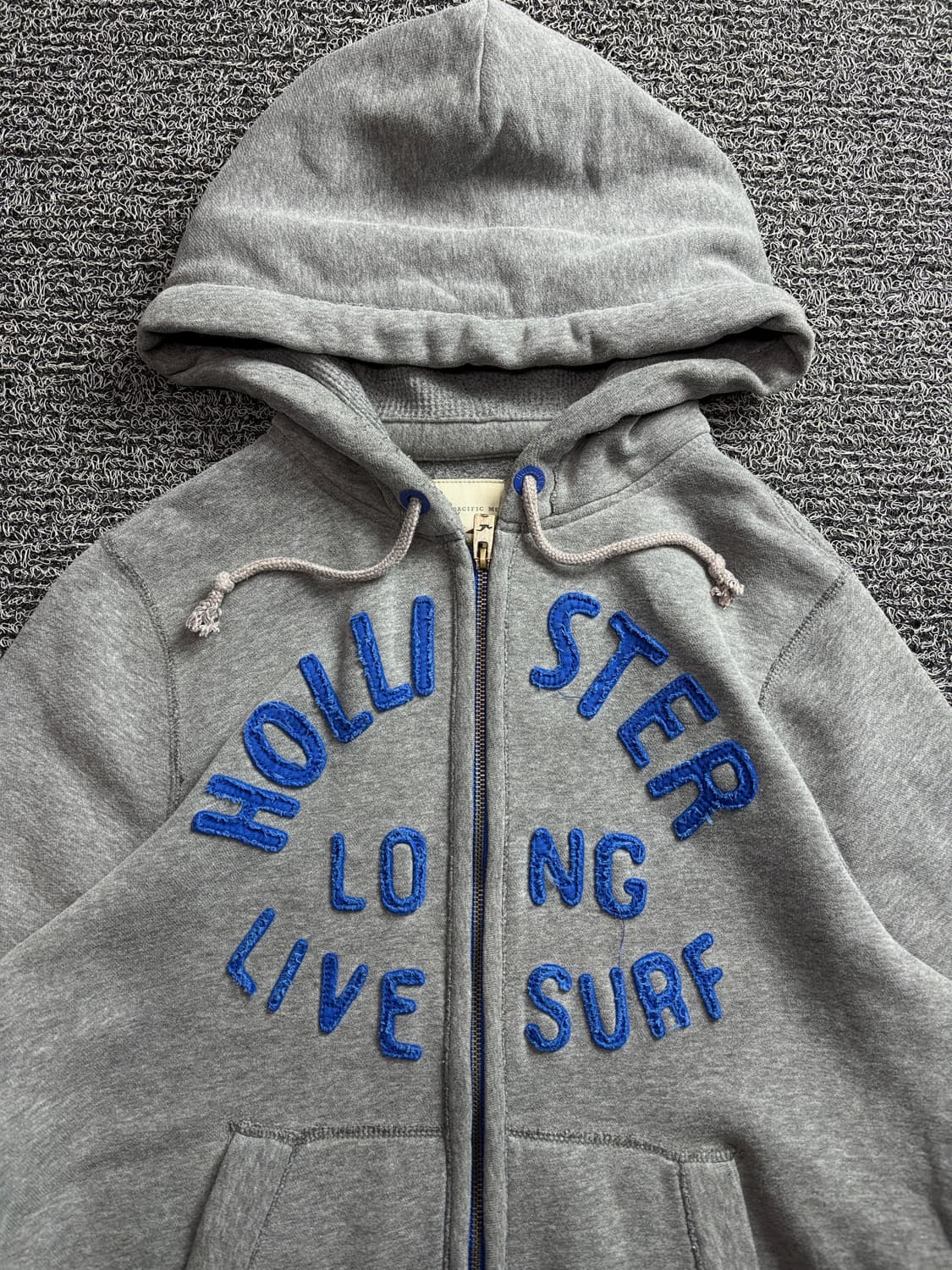 홀리스터 Y2K 센터 빅로고 후디 집업 2638 상품이미지1