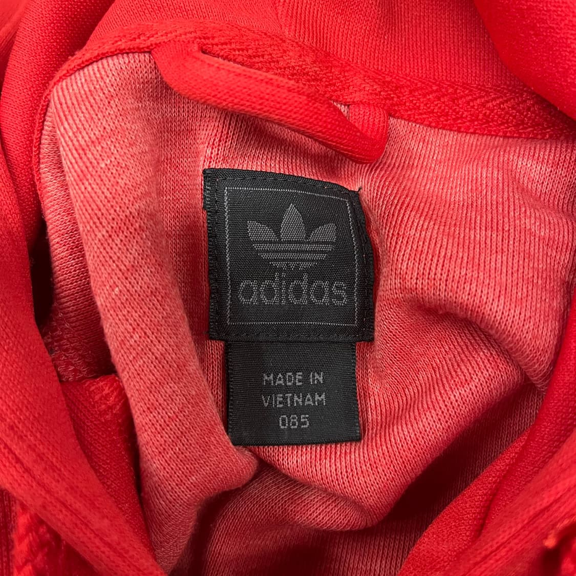 아디다스 레드 후플 플락 후드집업 져지 85 상품이미지5
