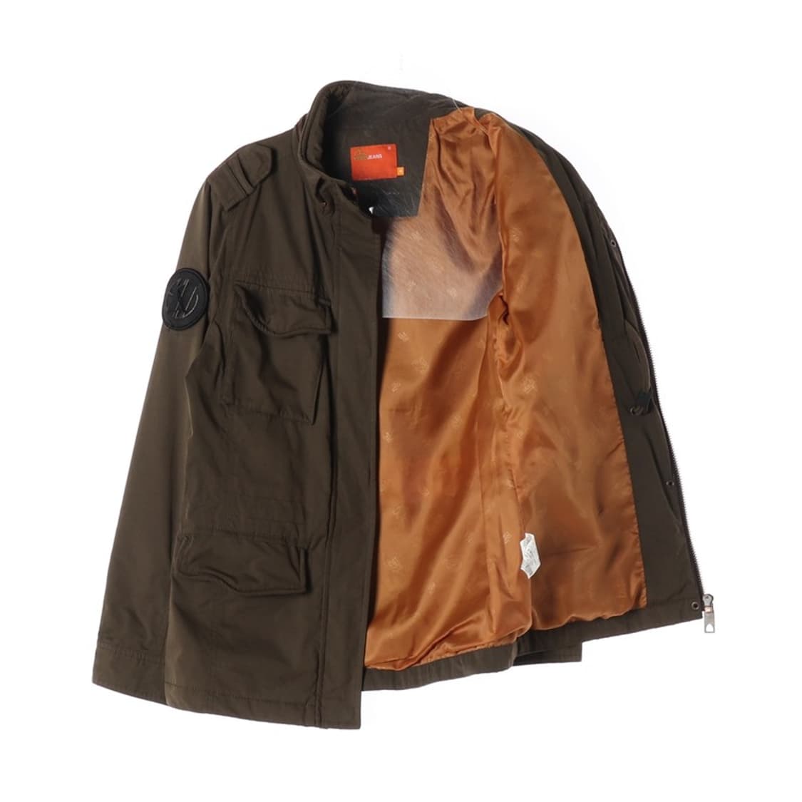 에비수 진 카키 브라운 패치 필드 자켓 M 상품이미지2