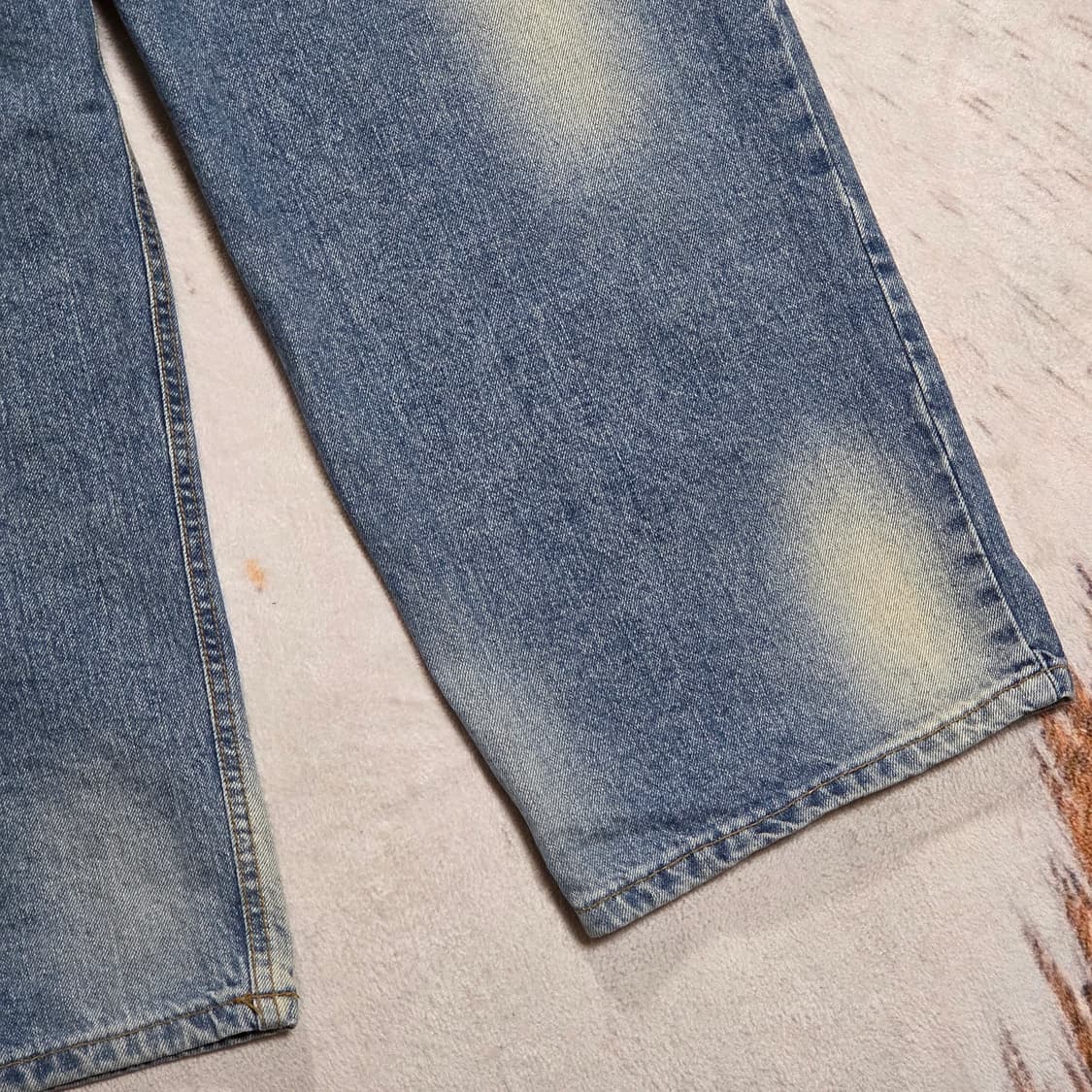 빈티지 샌드워싱 중청 와이드 팬츠 상품이미지6