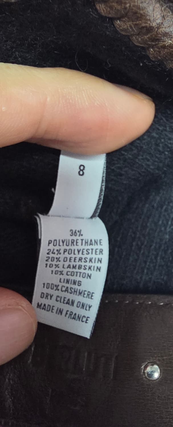 벨루티 berluti 시그니처 캔버스&램스킨 장갑!!! 상품이미지4