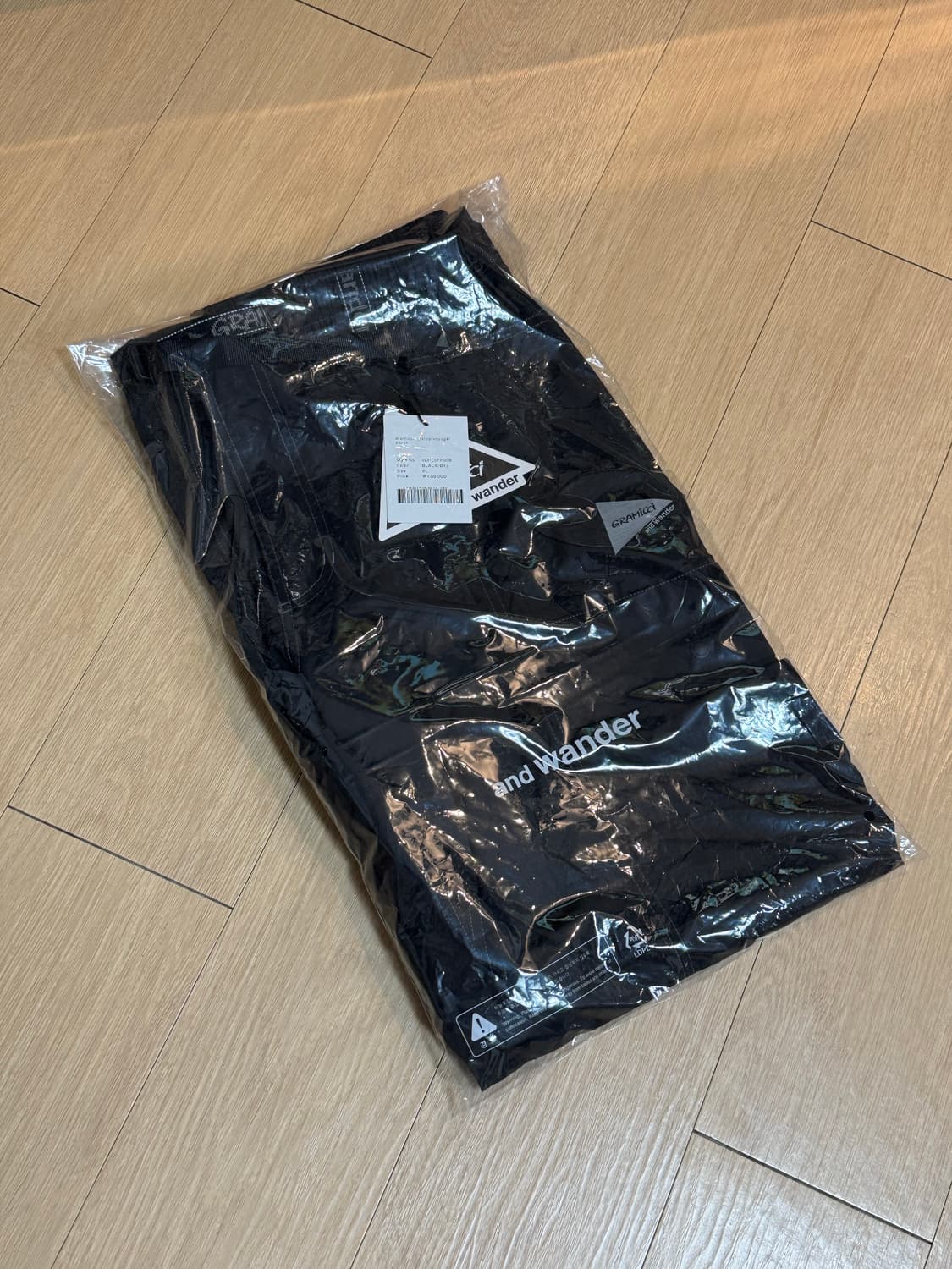 [XL] 앤드원더 x 그라미치 립스탑 보이저 팬츠 블랙 상품이미지3