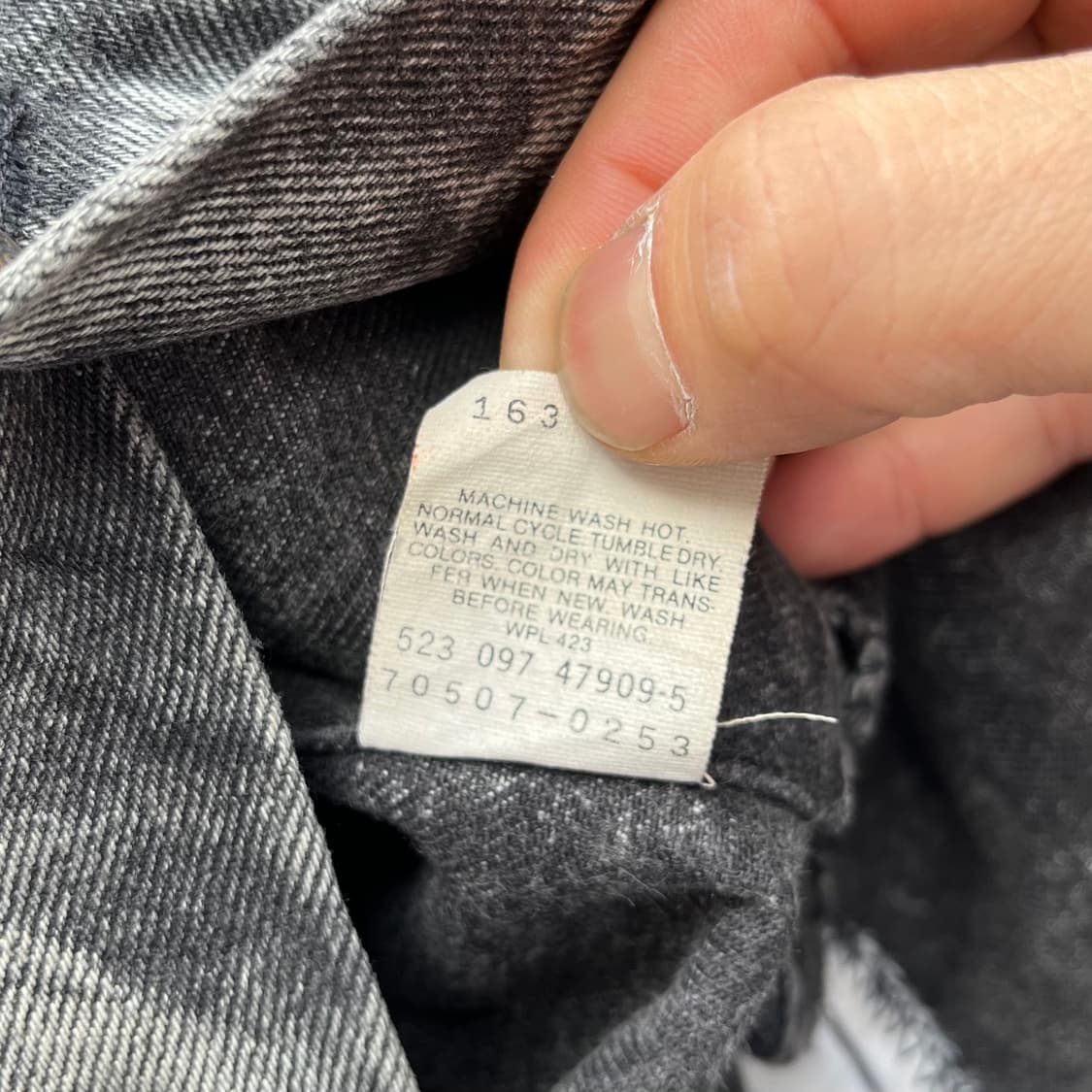 90s USA Levis 데님 트러커 자켓 (105) 상품이미지6