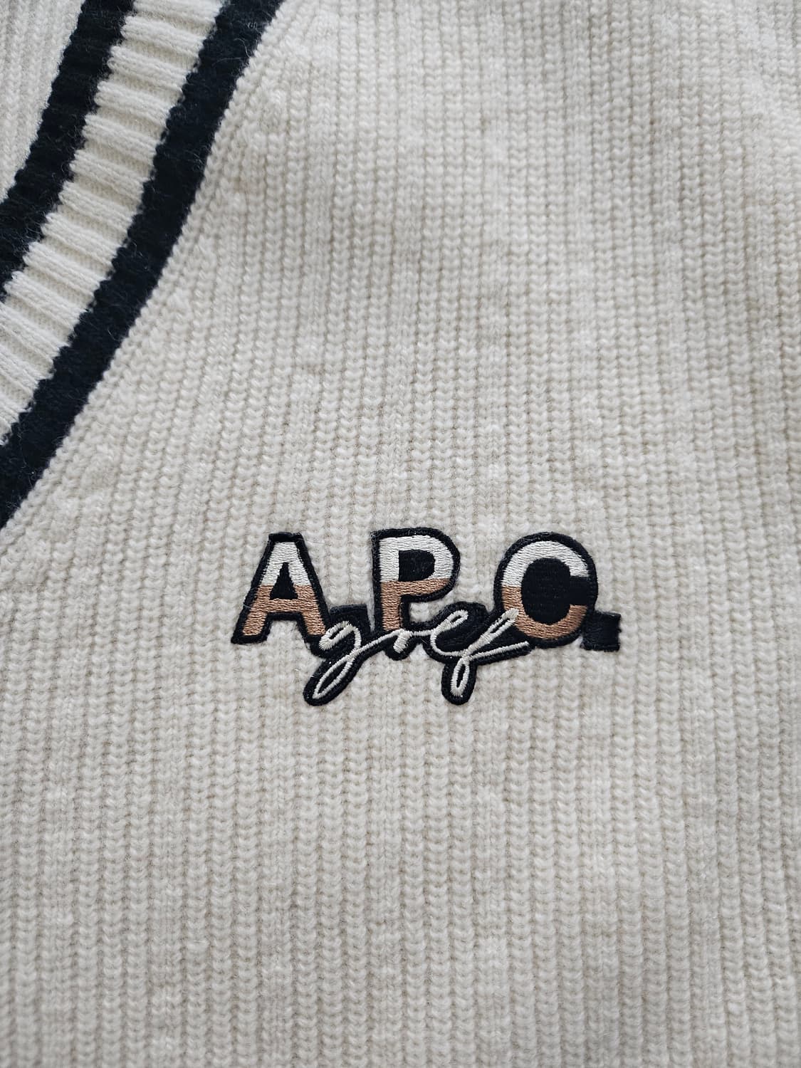 A.P.C.골프니트울조끼 상품이미지2