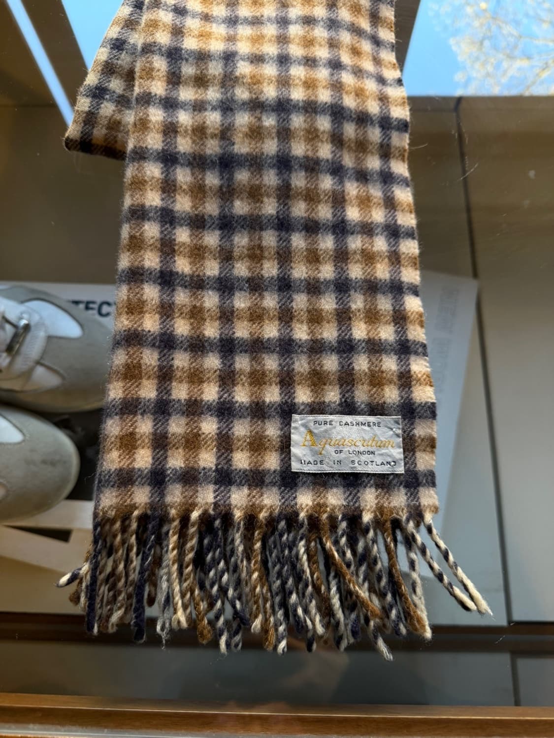 아쿠아스큐텀 캐시미어 머플러 상품이미지3