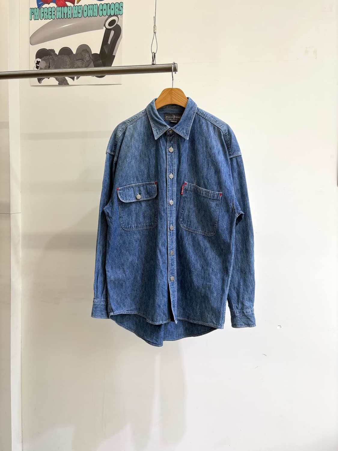 POLO WORK'S 데님셔츠 상품이미지1