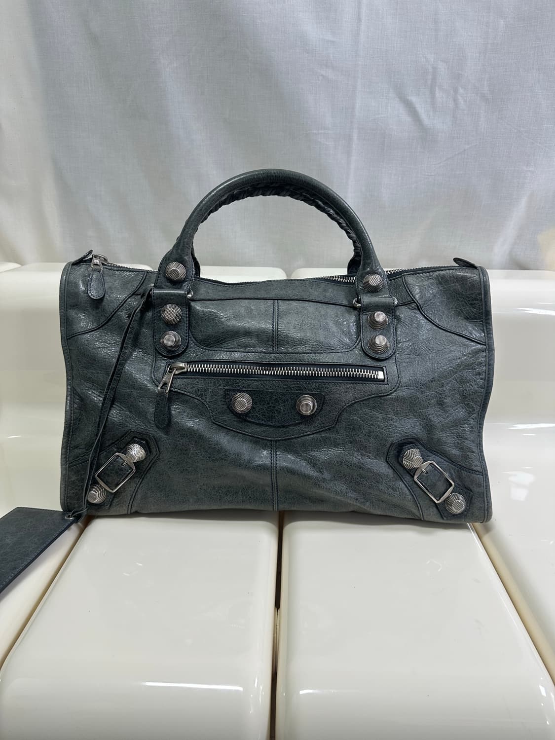 [A 정품] 발렌시아가 자이언트 시티 모터백 라지 상품이미지1