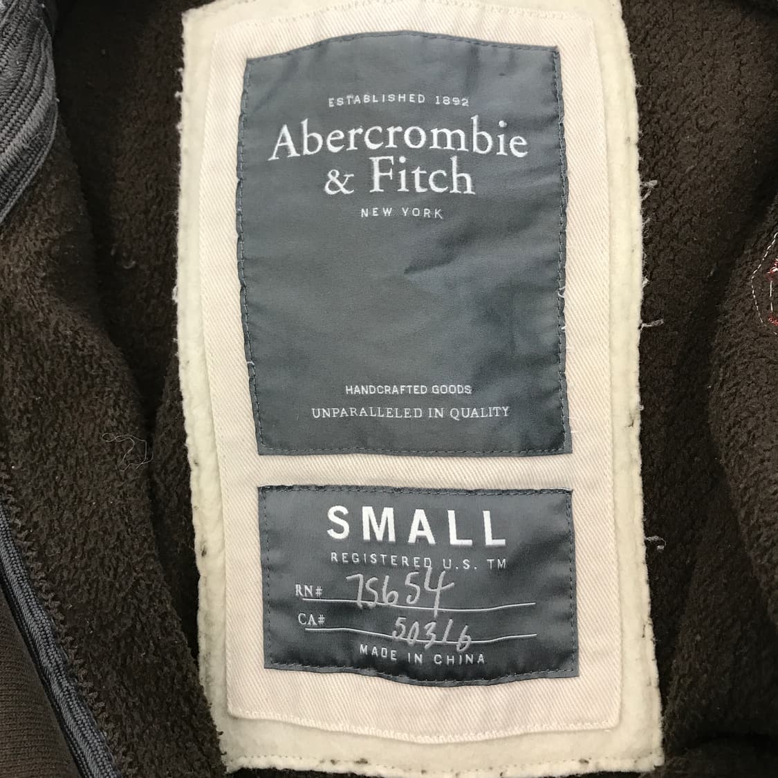 아베크롬비 Y2K 브라운 후드집업 [S] 상품이미지4