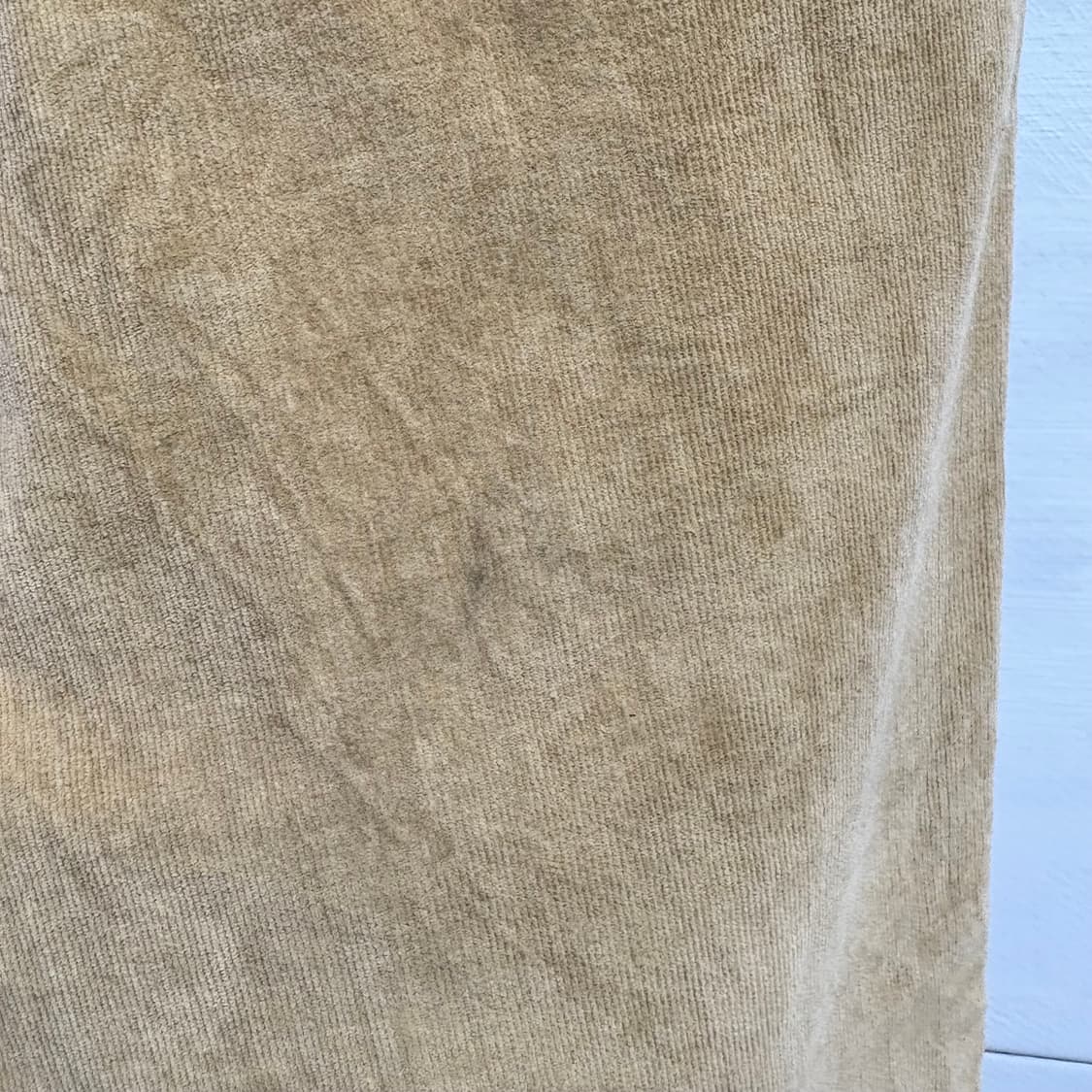 베이지 핀턱 코듀로이 테이퍼드핏 팬츠 (JPN) 상품이미지5