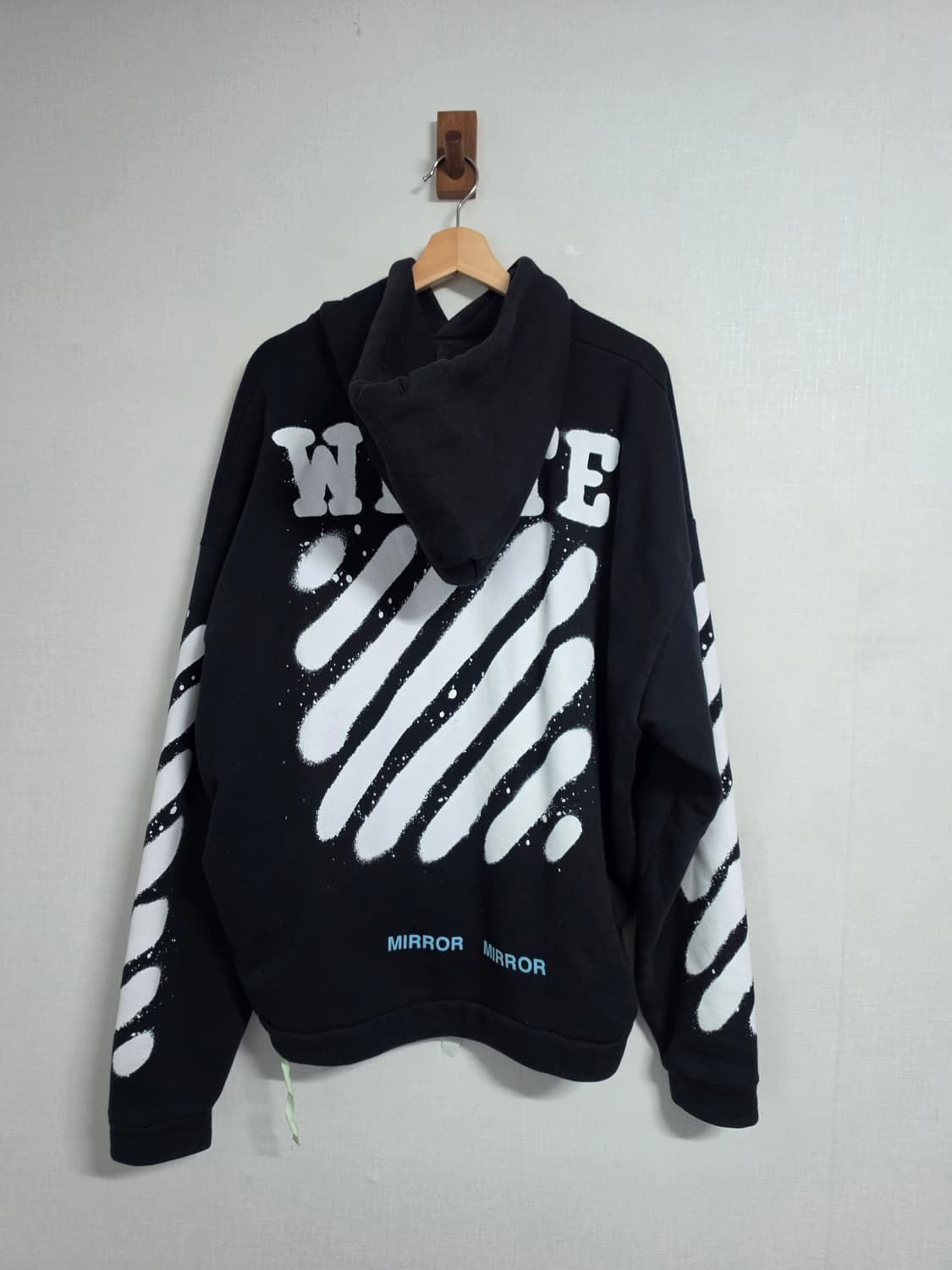 오프화이트 후드티 S 상품이미지5