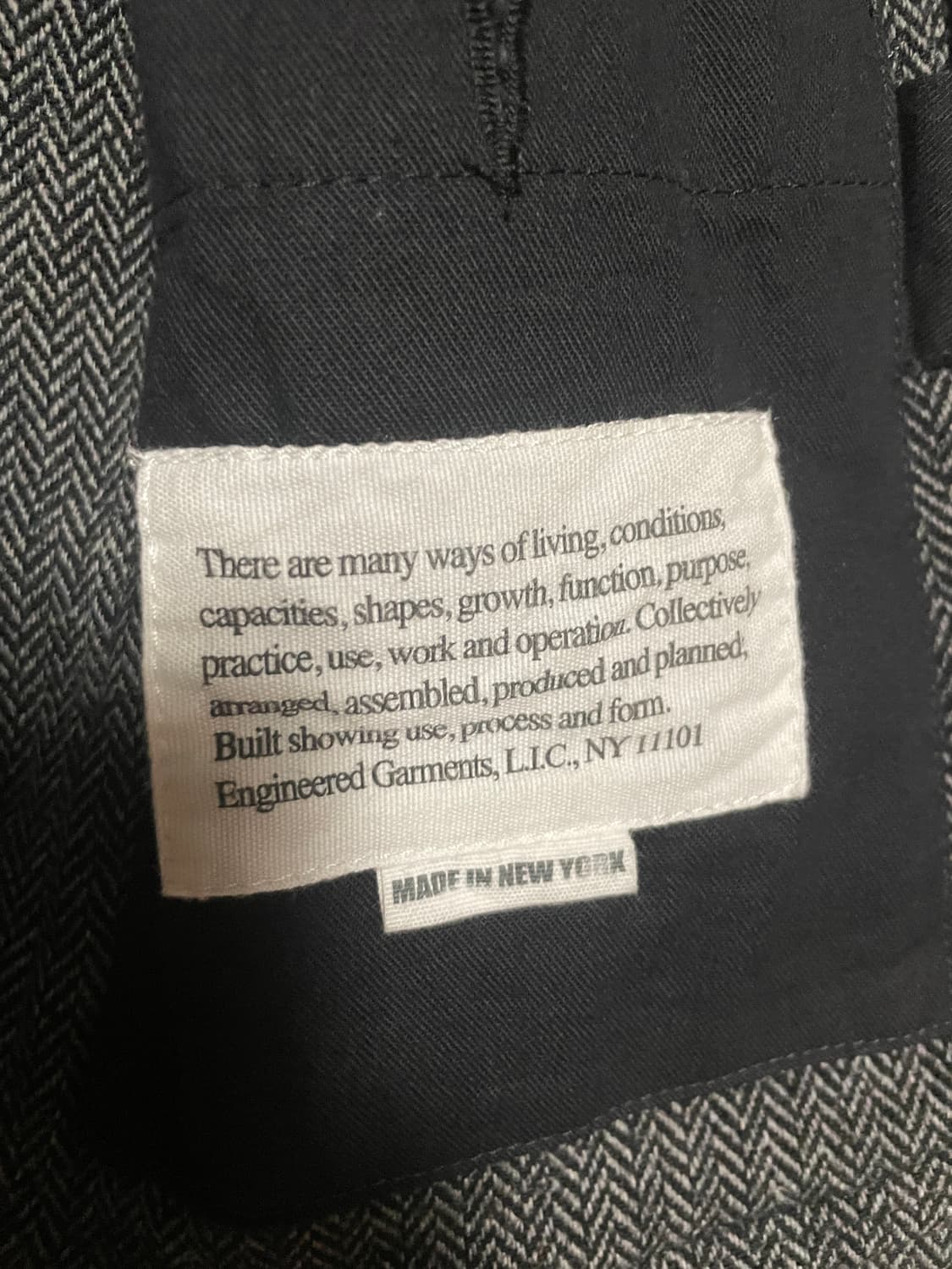 엔지니어드가먼츠 뉴 베드포드 20AW xs 상품이미지4