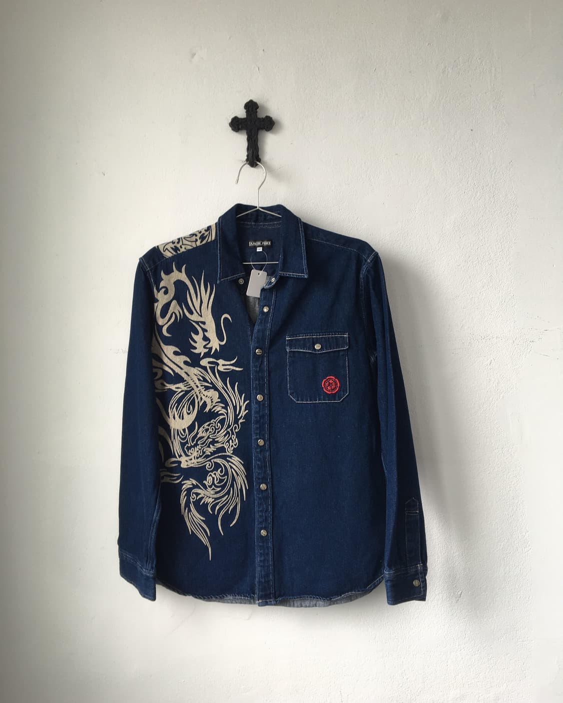 Dragon printing denim shirt 상품이미지2