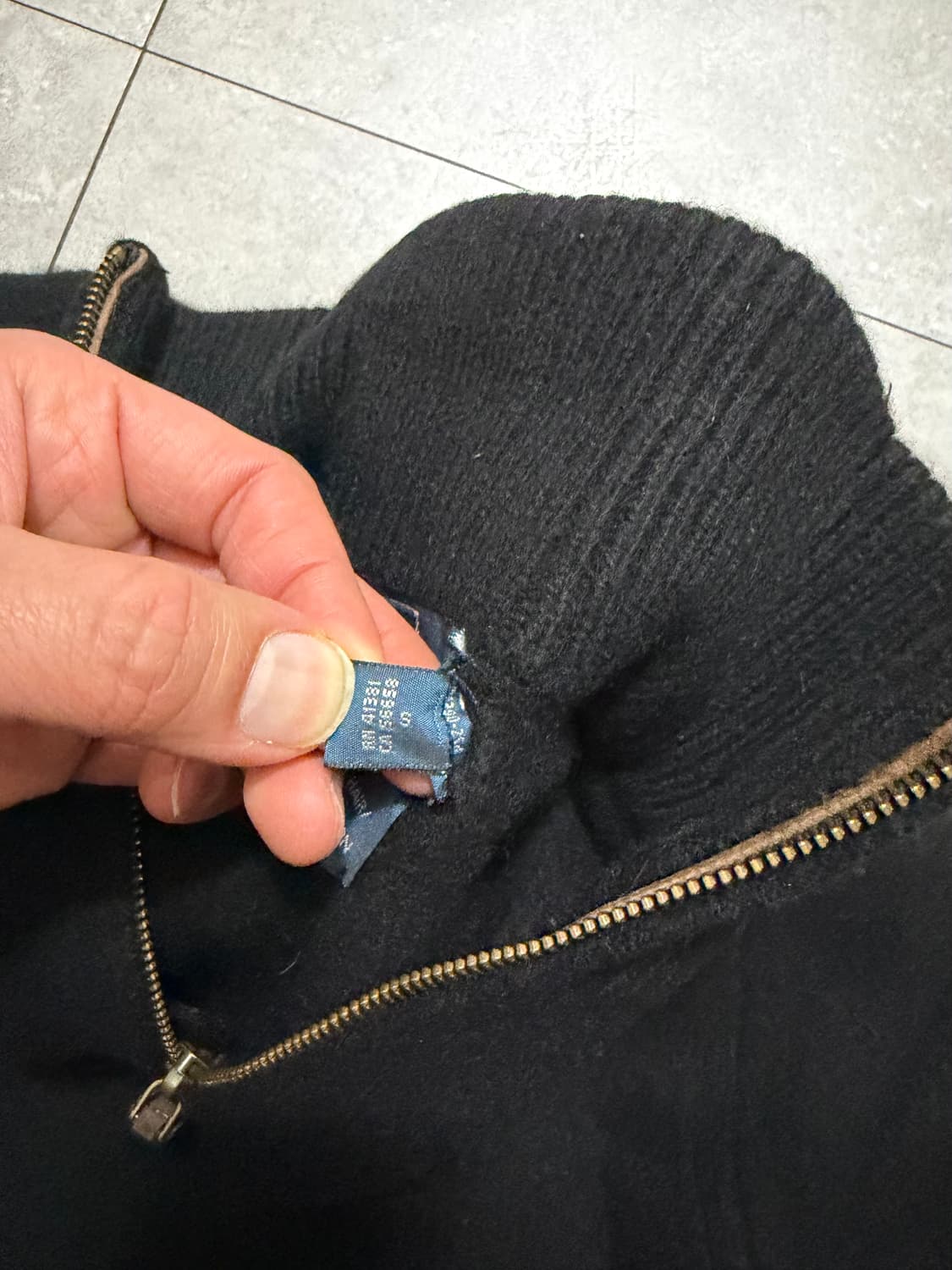 00s 랄프로렌 폴로 여성용  램스울  빈티지 하프집업  니트 55siz 상품이미지4