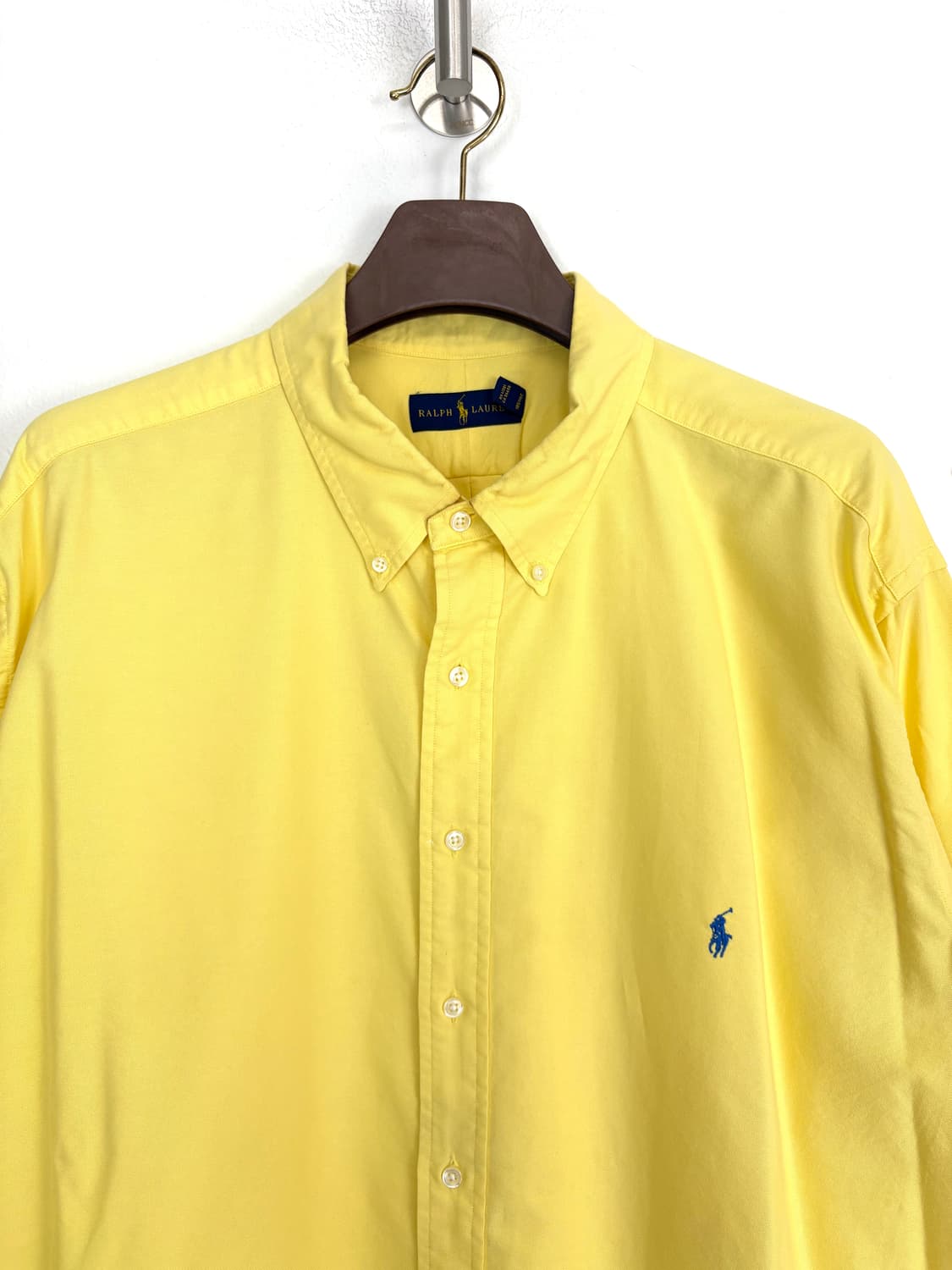 [5XL]POLO 옐로우 긴팔 셔츠 상품이미지4