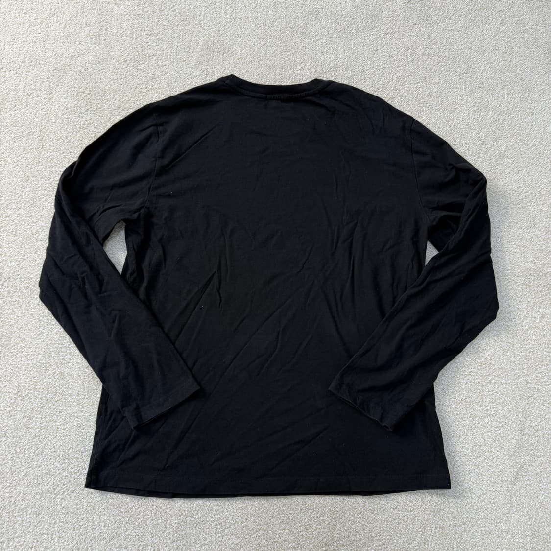 [XL] 게스 스몰패치 로고 블랙 긴팔티 1230T1 상품이미지2