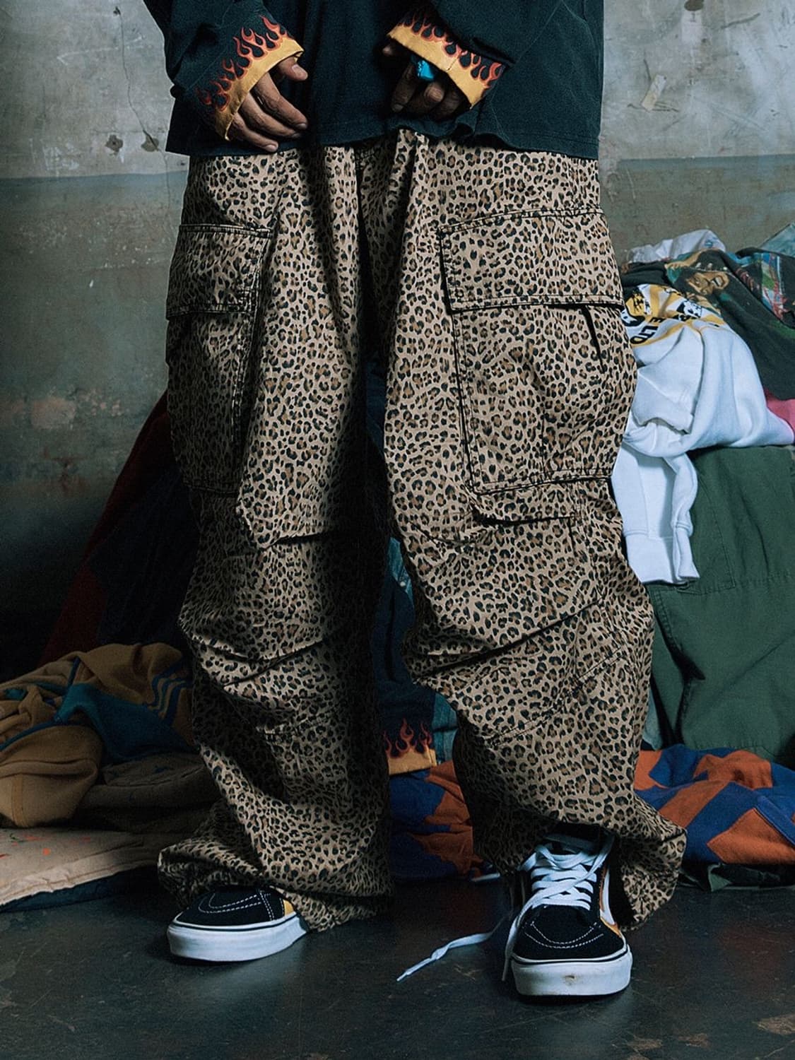 하이타이드 프랭키 레오파드 카고 팬츠  상품이미지1