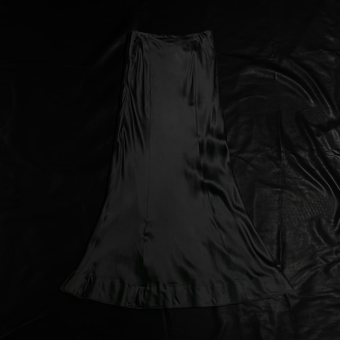 조르지오 아르마니 실크 블랙스커트 상품이미지2