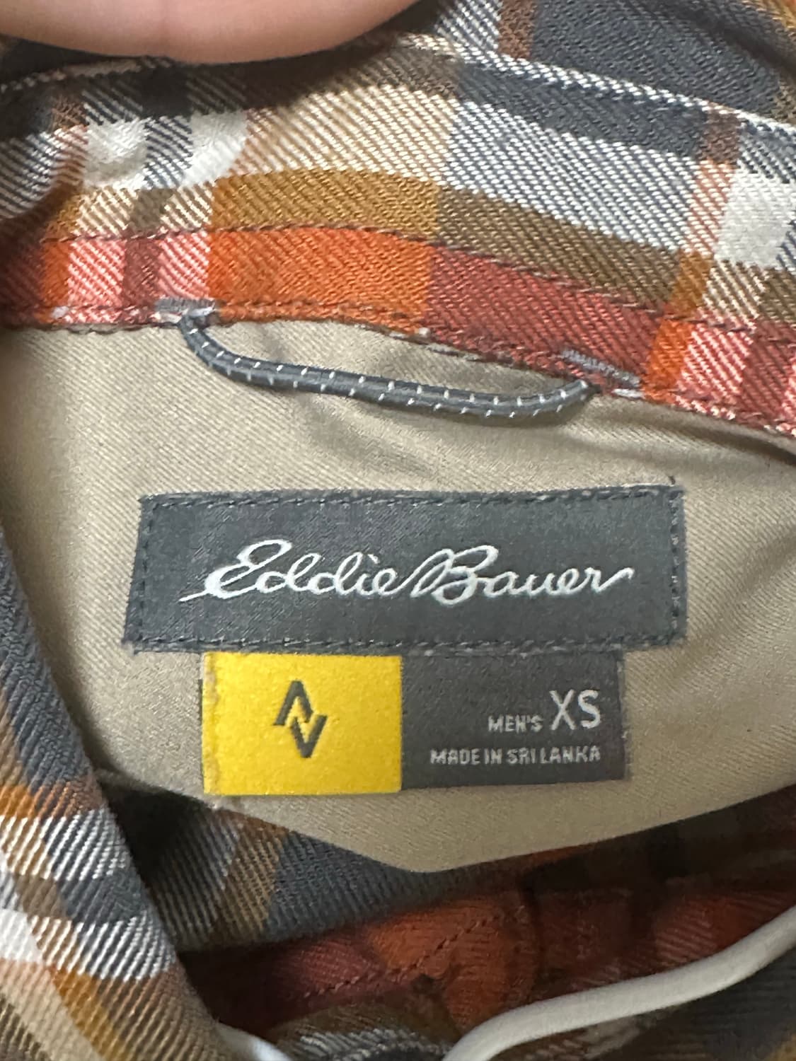 에디바우어 남성 체크 셔츠 XS 상품이미지4