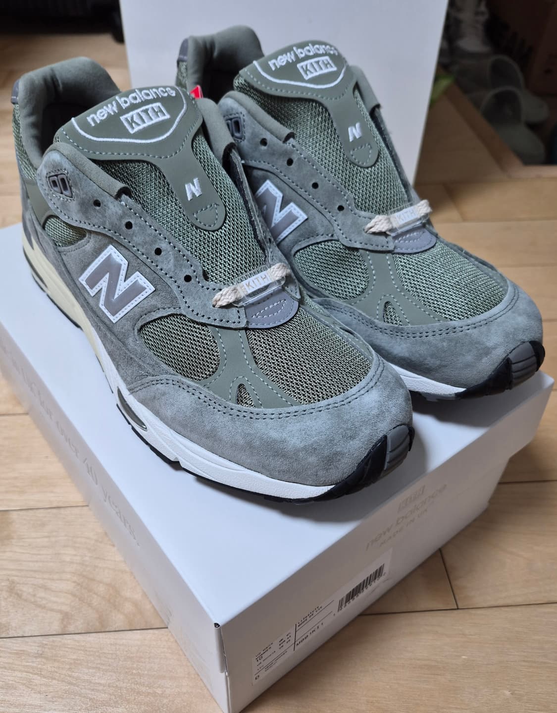 (새상품)뉴발란스 키스(KITH) 991V1 베티버 280mm 상품이미지6