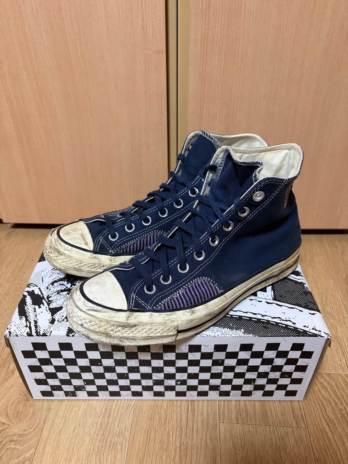 (270) 빈티지 컨버스 네이비 상품이미지1