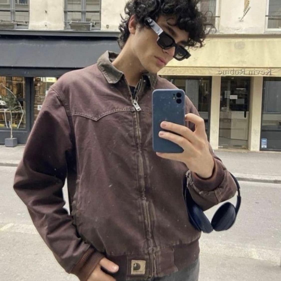 90s 칼하트 J14 BRG 산타페 자켓 상품이미지1