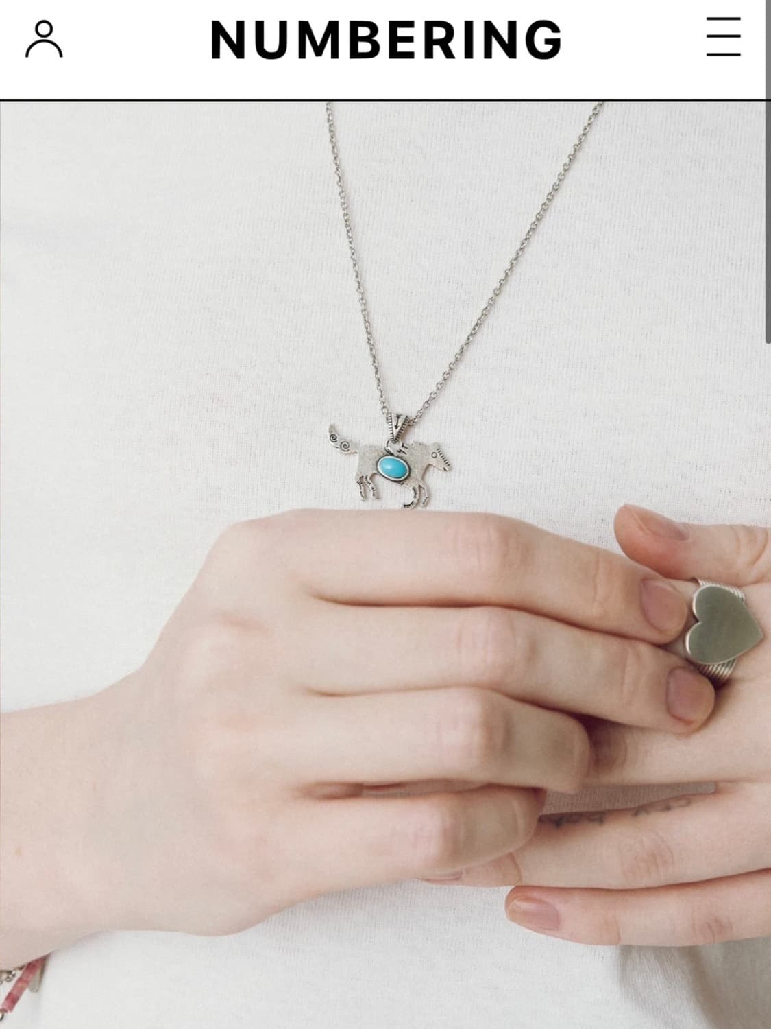 넘버링 목걸이 네크리스 새상품 상품이미지4