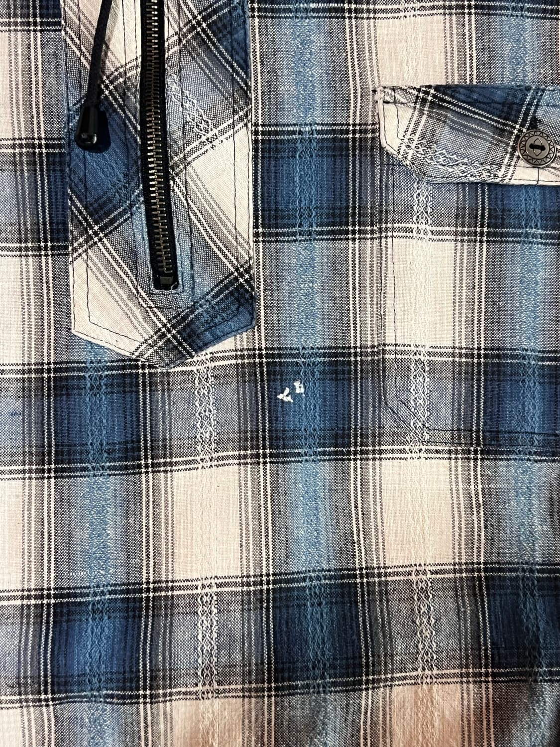 80s late90s ealy weeds surf flannel hood 상품이미지4