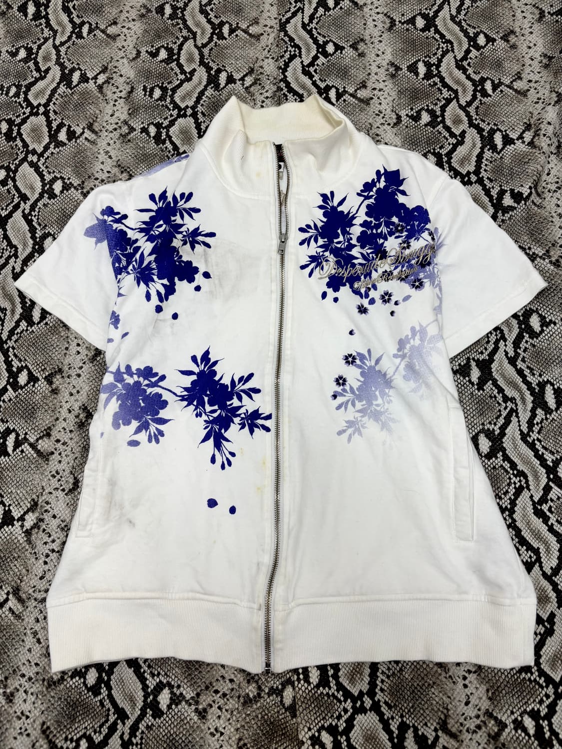 “Vintage” Oriental Back Print 1/2 Zip Up 상품이미지3