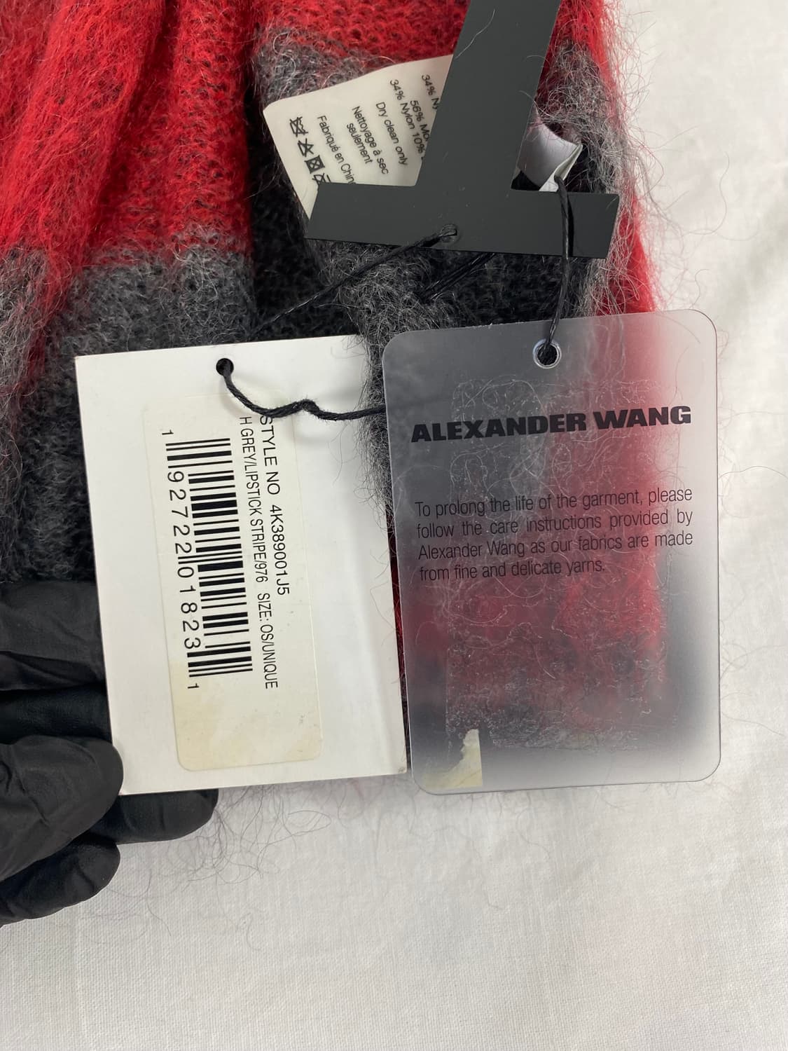 알렉산더왕 모헤어 스트라이프 스카프 목도리 상품이미지3