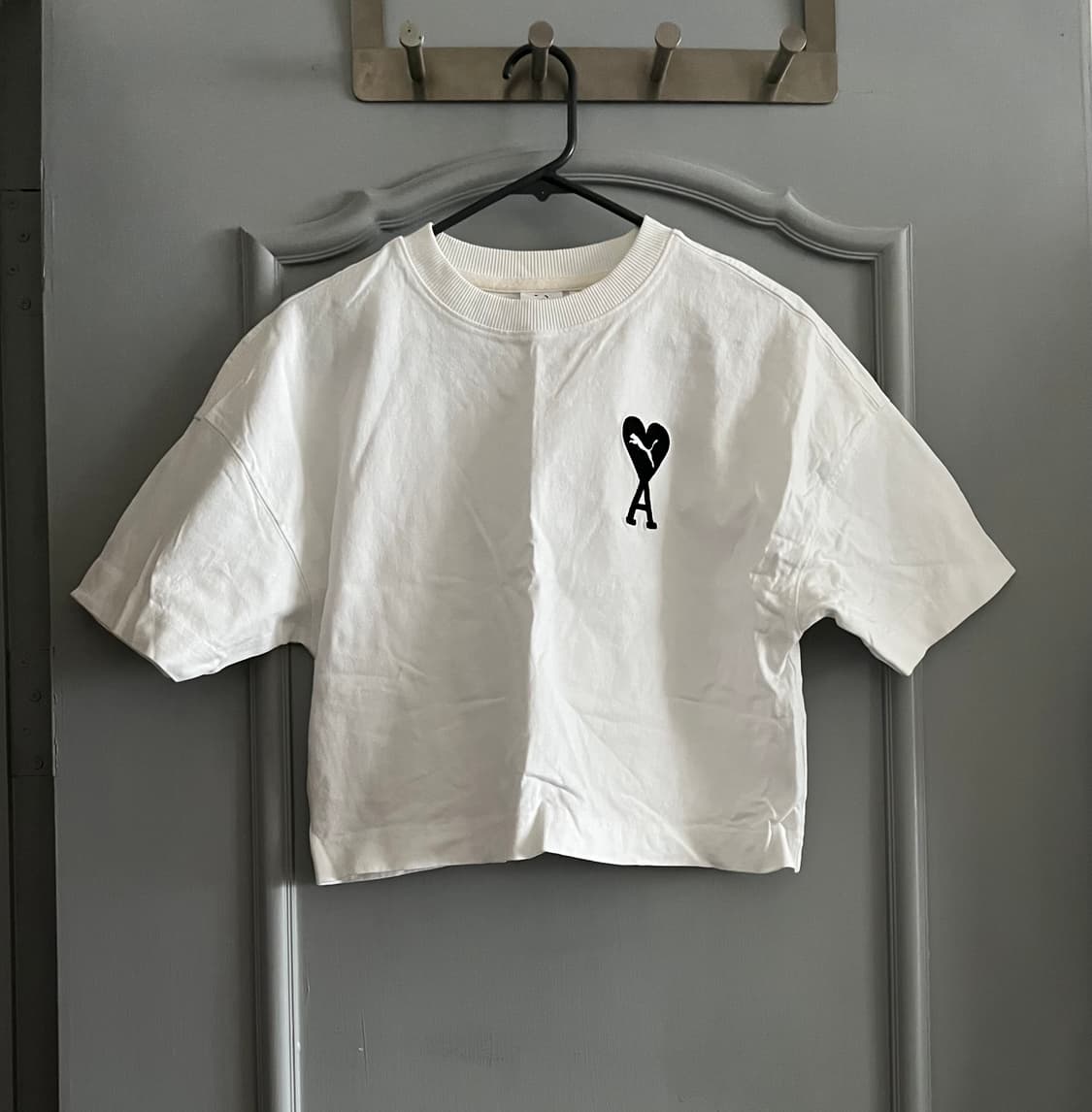 아미 x 퓨마 22FW 크롭반팔 xs사이즈 상품이미지1