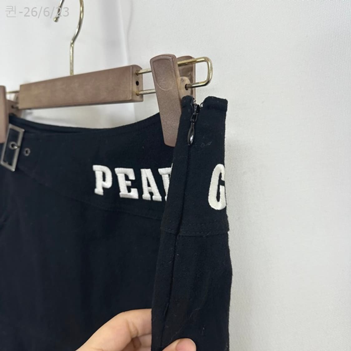 파리게이츠 여자 골프 치마 스커트 검정 0 (26인치정도) 상품이미지3