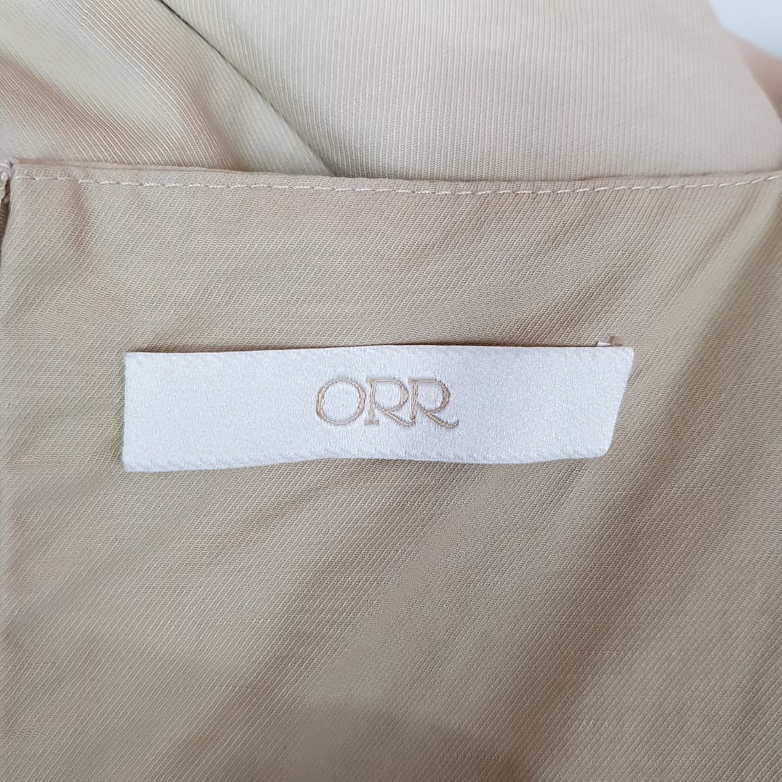 오르 슬리브리스 스트랩 롱 원피스 S사이즈 상품이미지7