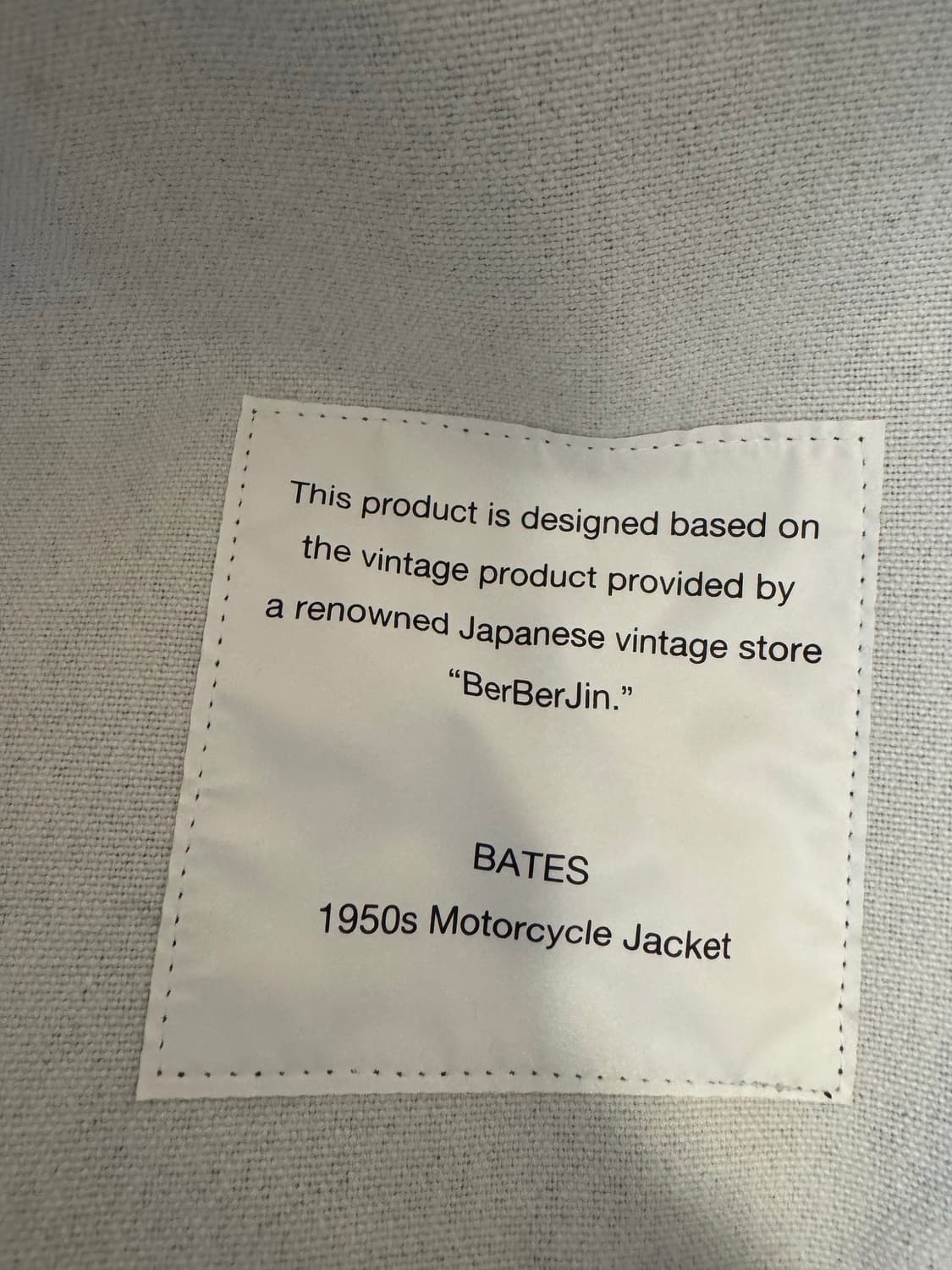 [S]Junya Watanabe x Bates x Berberjin라이더 상품이미지7