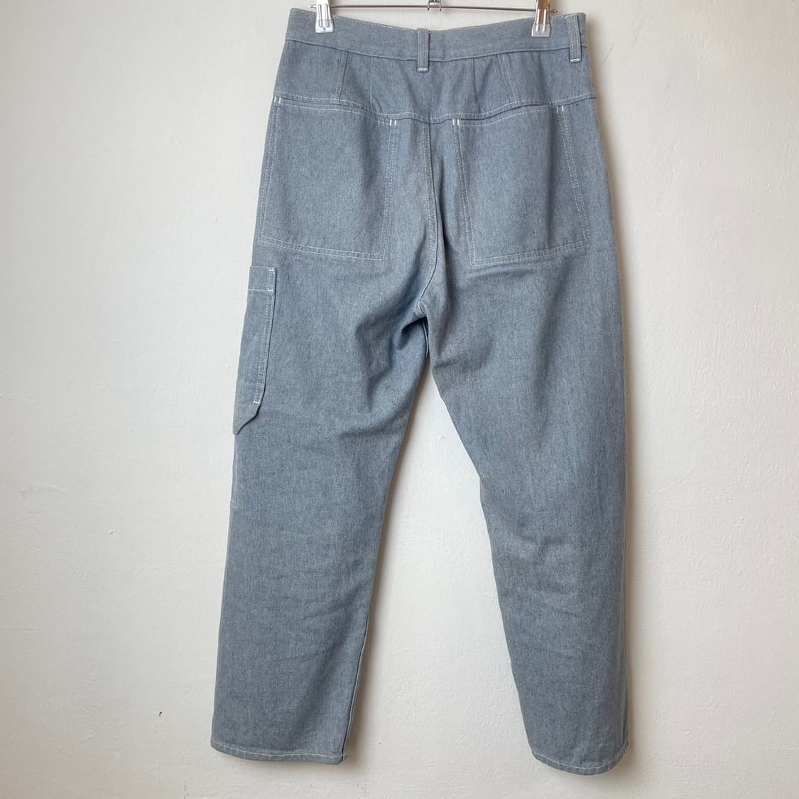 코스 COS 라이트 블루 오가닉 데님 카고 팬츠 29 상품이미지4
