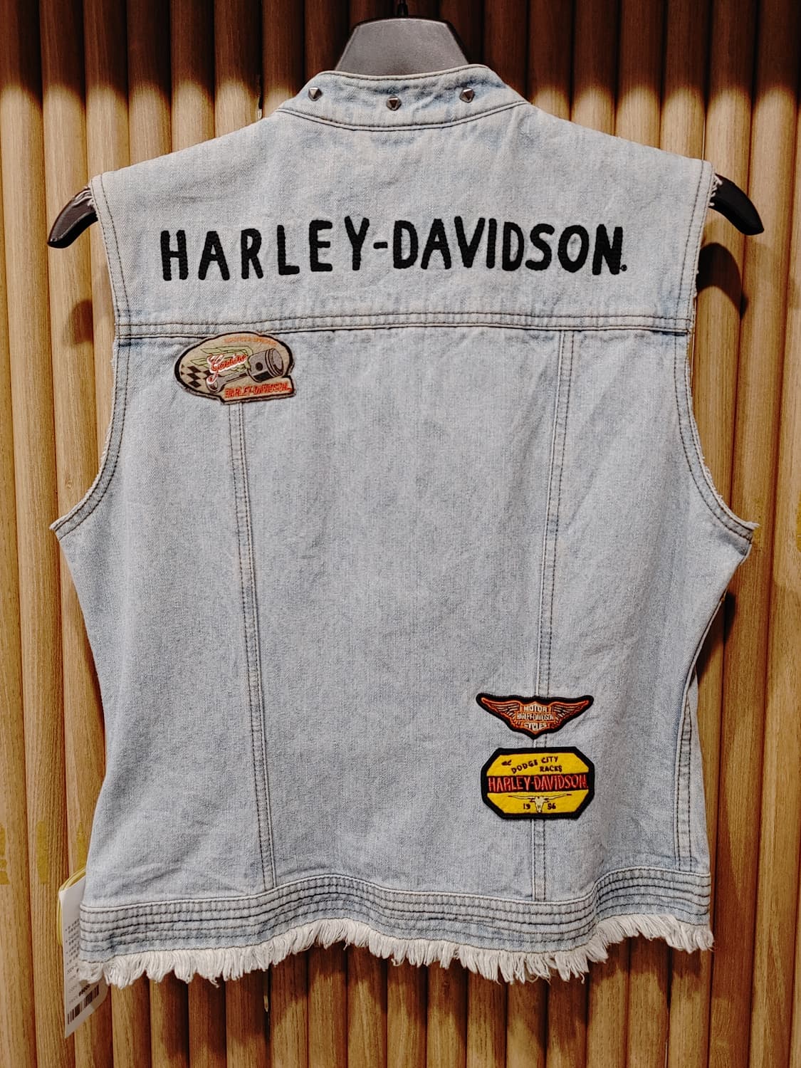 무배) 할리 데이비슨 데님 조끼 자켓 - S 상품이미지8