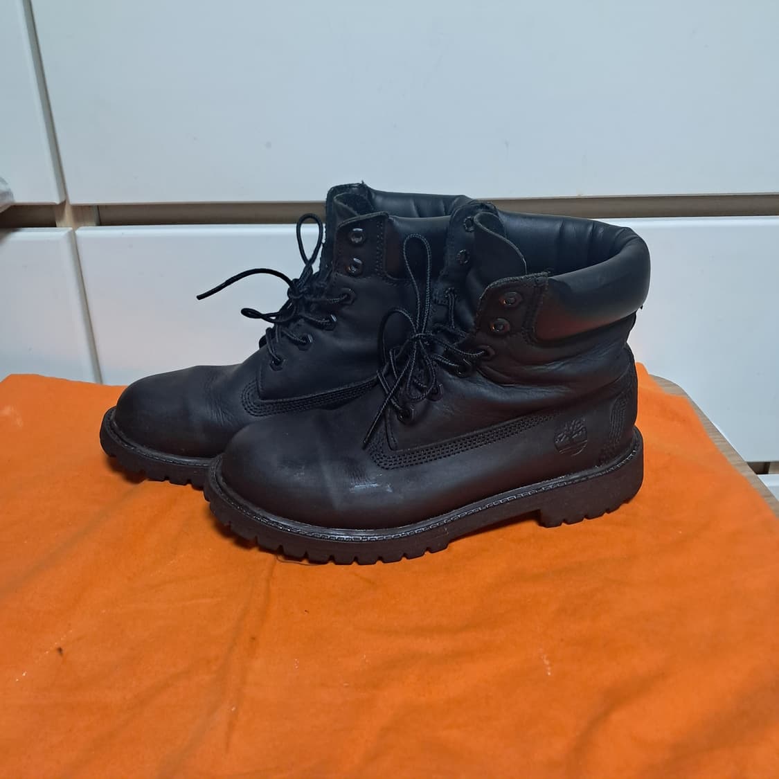 팀버랜드 6인치 워커 부츠 12907주니어 5.5M(230~235추천) 상품이미지1