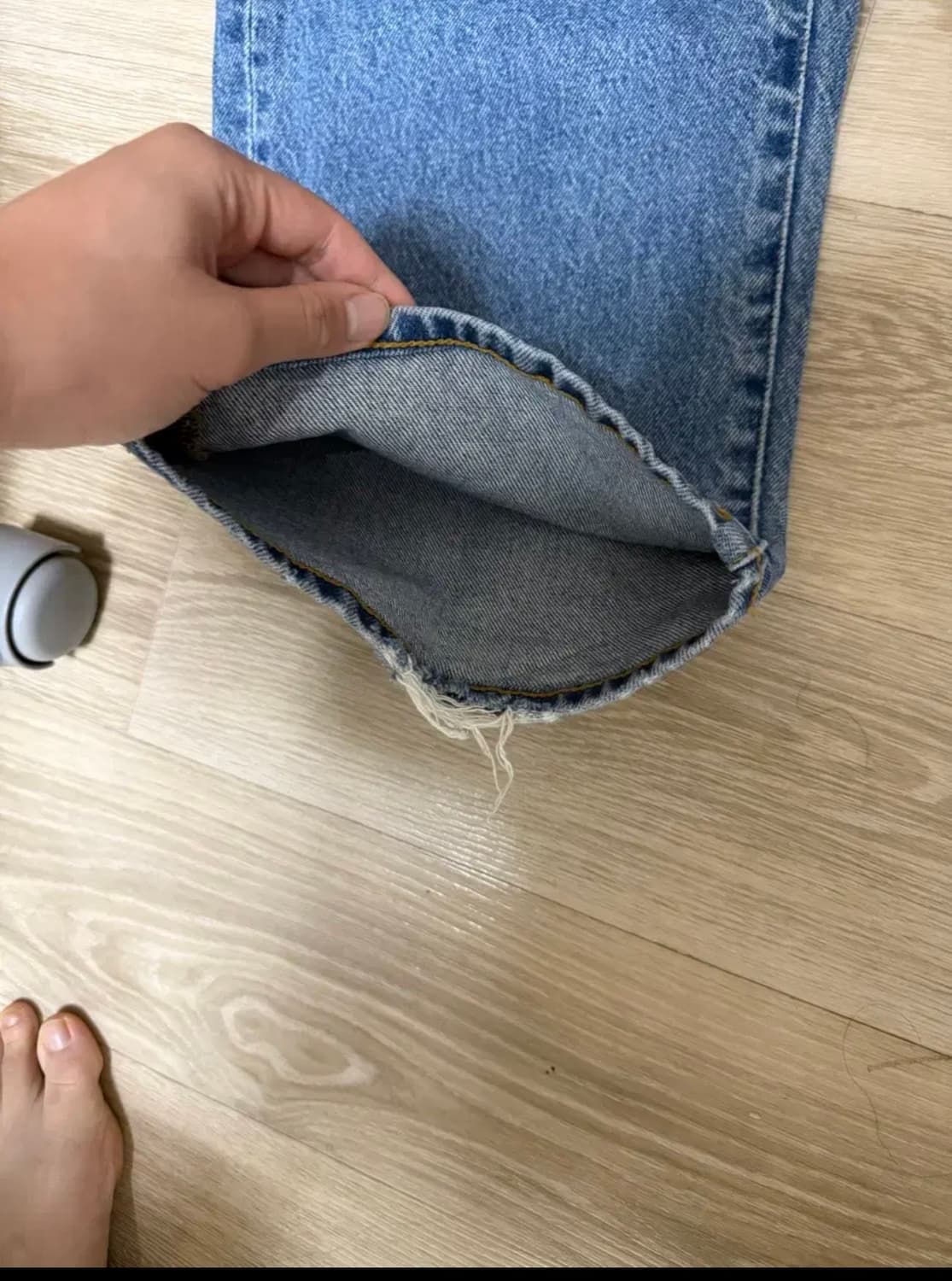 슈프림 배기 진 워시드 인디고 24fw 상품이미지7