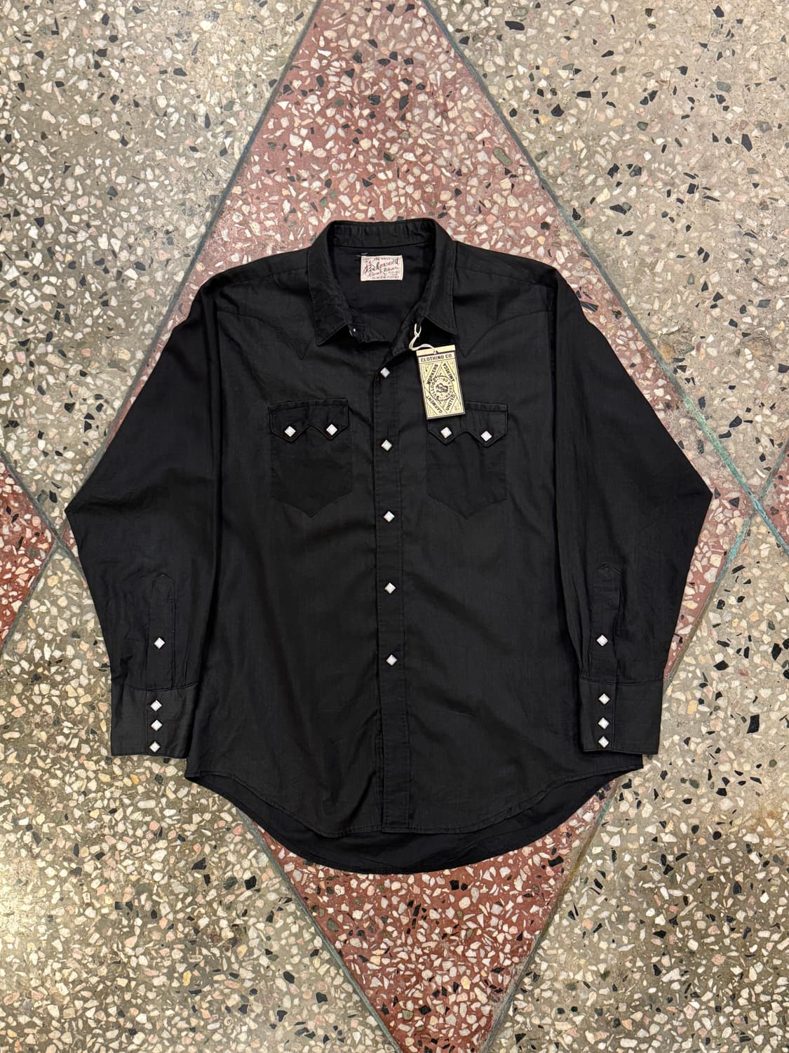 60s 락마운트 웨스턴셔츠 블랙 (40) 상품이미지1