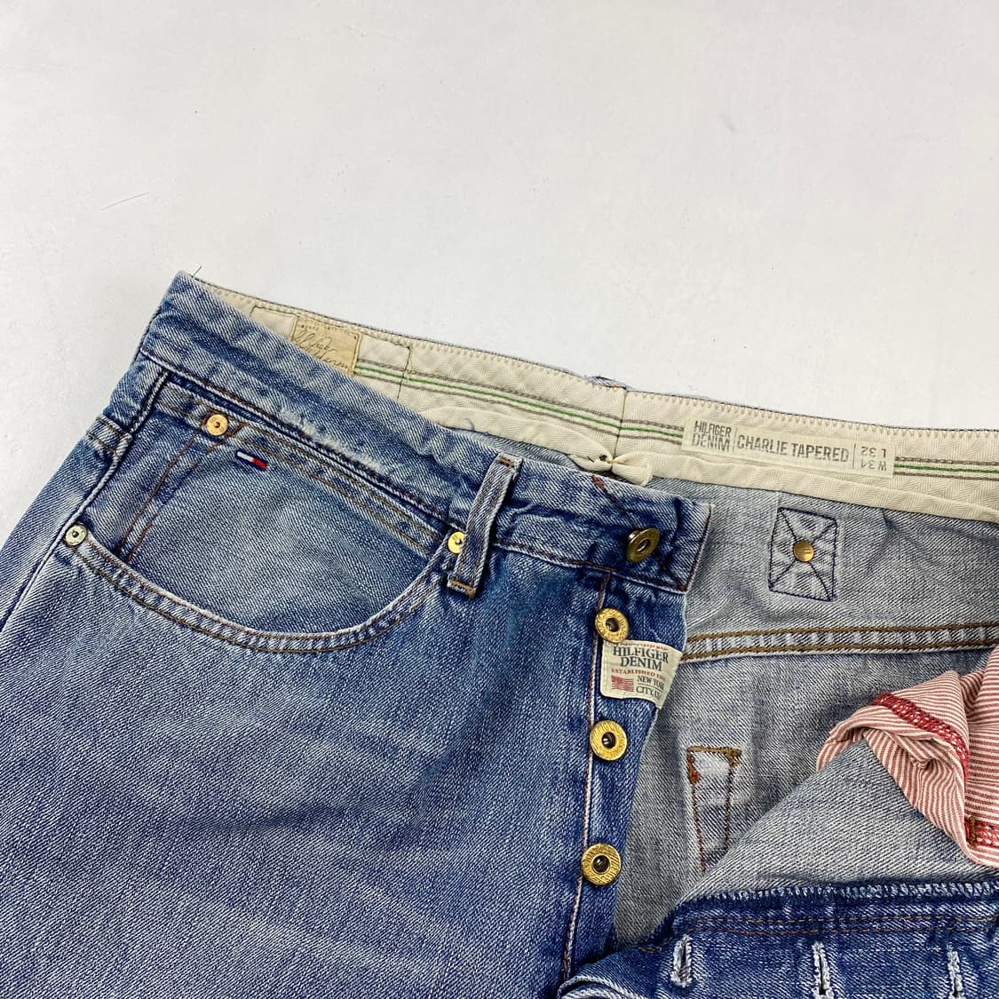 타미힐피거 패치 워크 디스트로이드 데님 진 (34) 상품이미지8