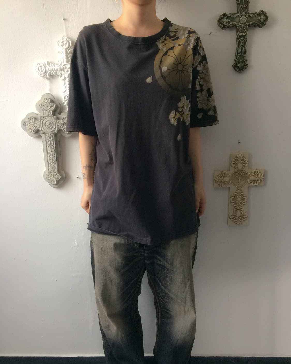 Back oriental full printing t shirt 상품이미지5