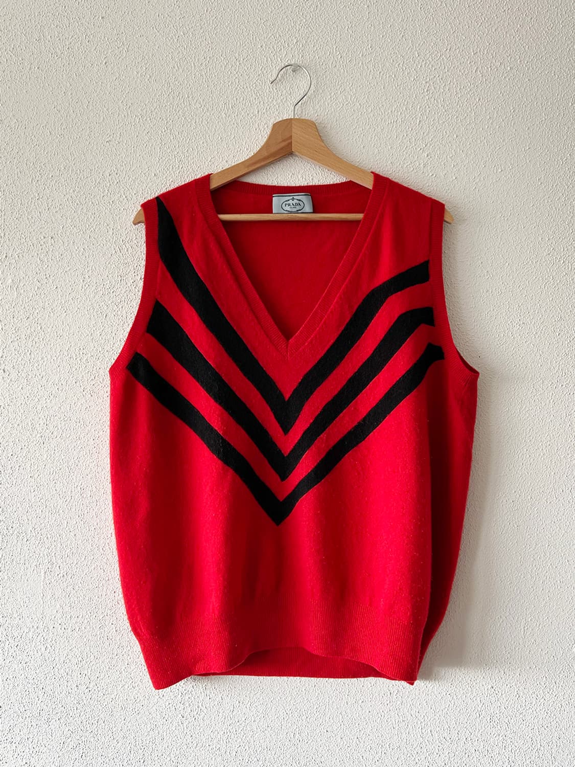 프라다 FW14 울-캐시미어 슬리브리스 스웨터 상품이미지1