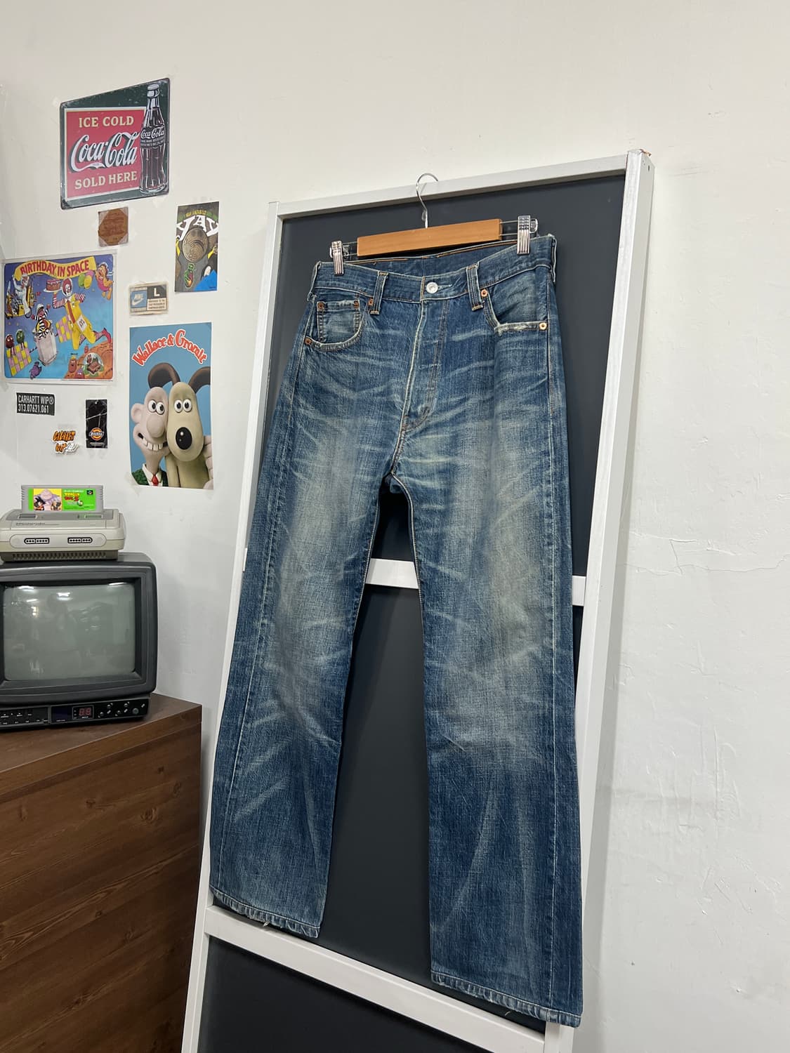Levis 501 리바이스 오리지널 스트레이트핏 데님 팬츠 상품이미지7