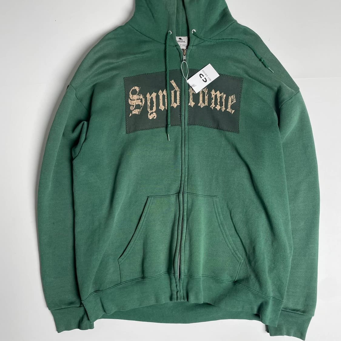 Syndrome 패치워크 로고 집업 후드 (usa)   상품이미지4