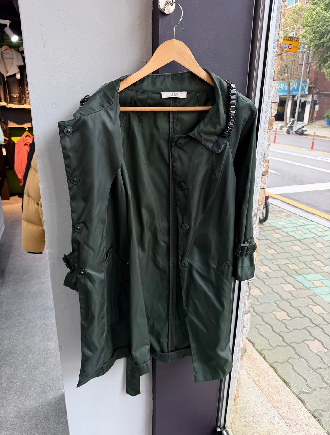 38/ 프라다 08AW 런웨이 트렌치코트 상품이미지7